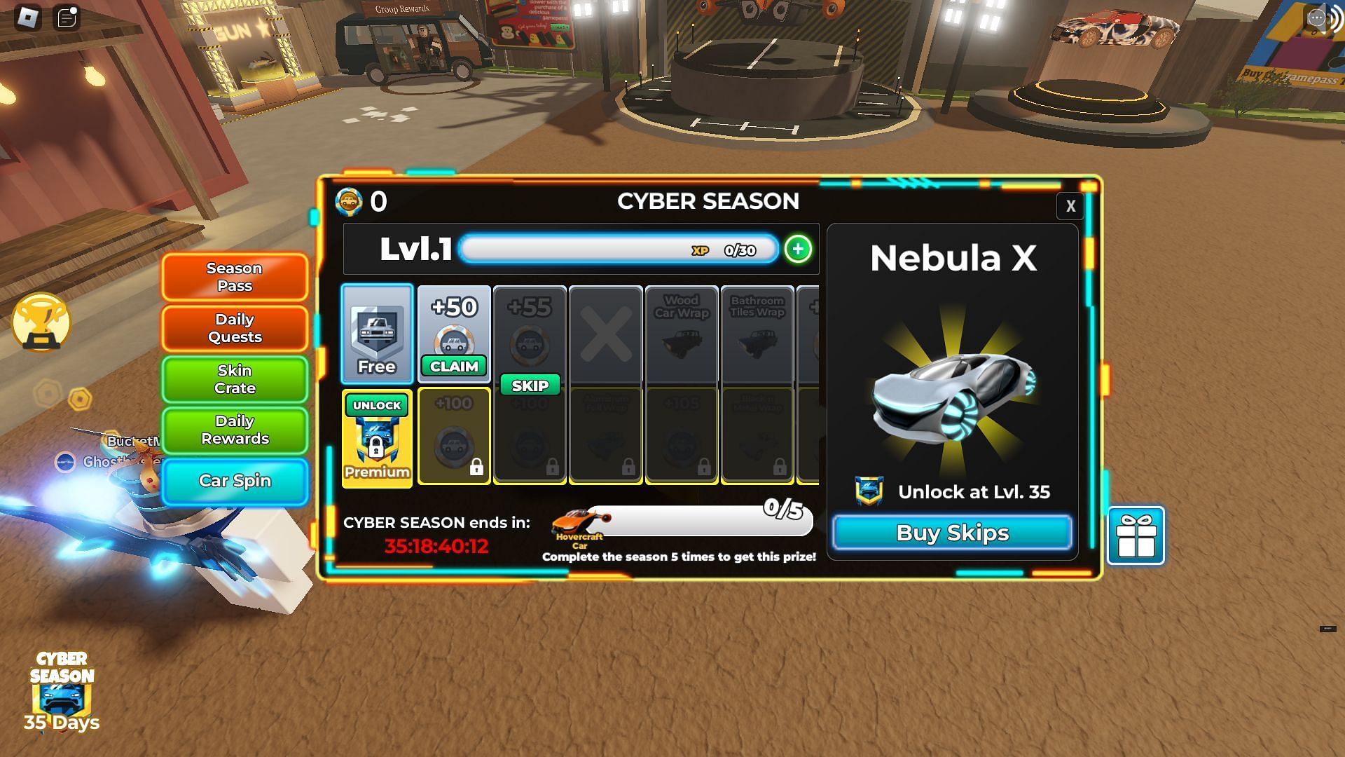 The Cyber Season (Image via Roblox)