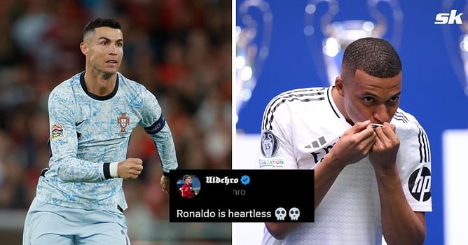 "L ball knowledge", "Betrayal" - Real Madrid fans call out Cristiano Ronaldo for picking Mbappe as a better player than ex-teammate