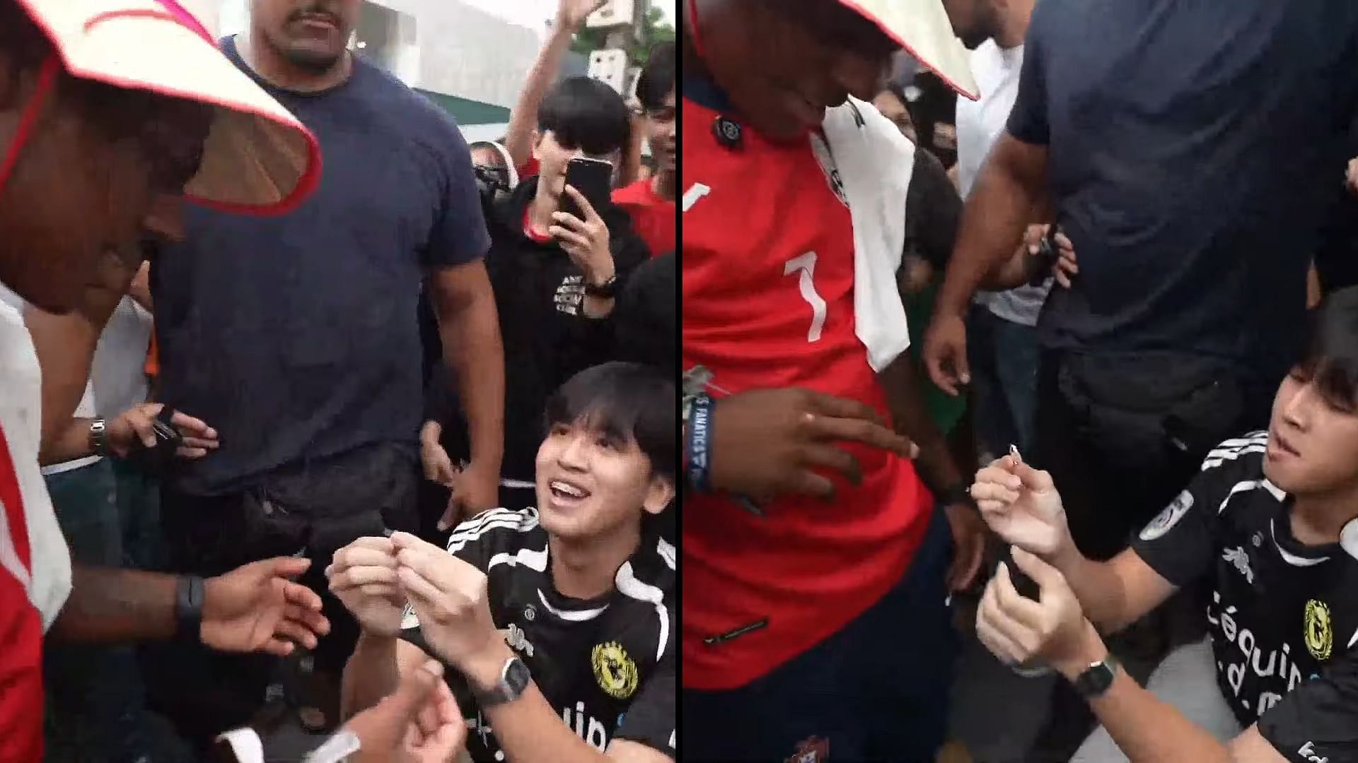 Cambodian fan proposed to IShowSpeed (Image via Live Speedy/YouTube)