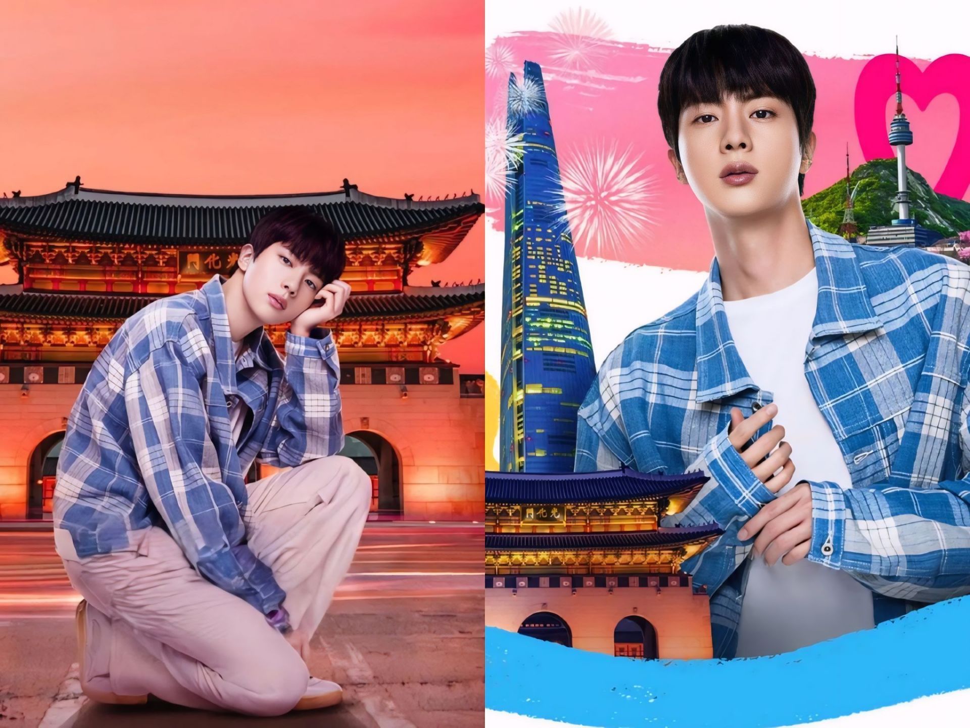 BTS Jin as Seoul&rsquo;s Honorary Tourism Ambassadors (Image via Instagram/@visitseoul_official)