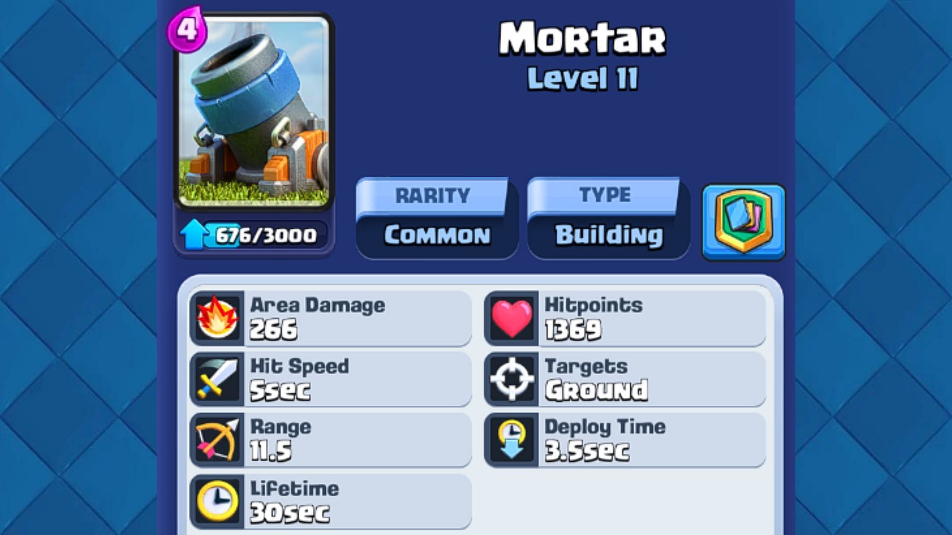 Mortar Building card (Image via Supercell)