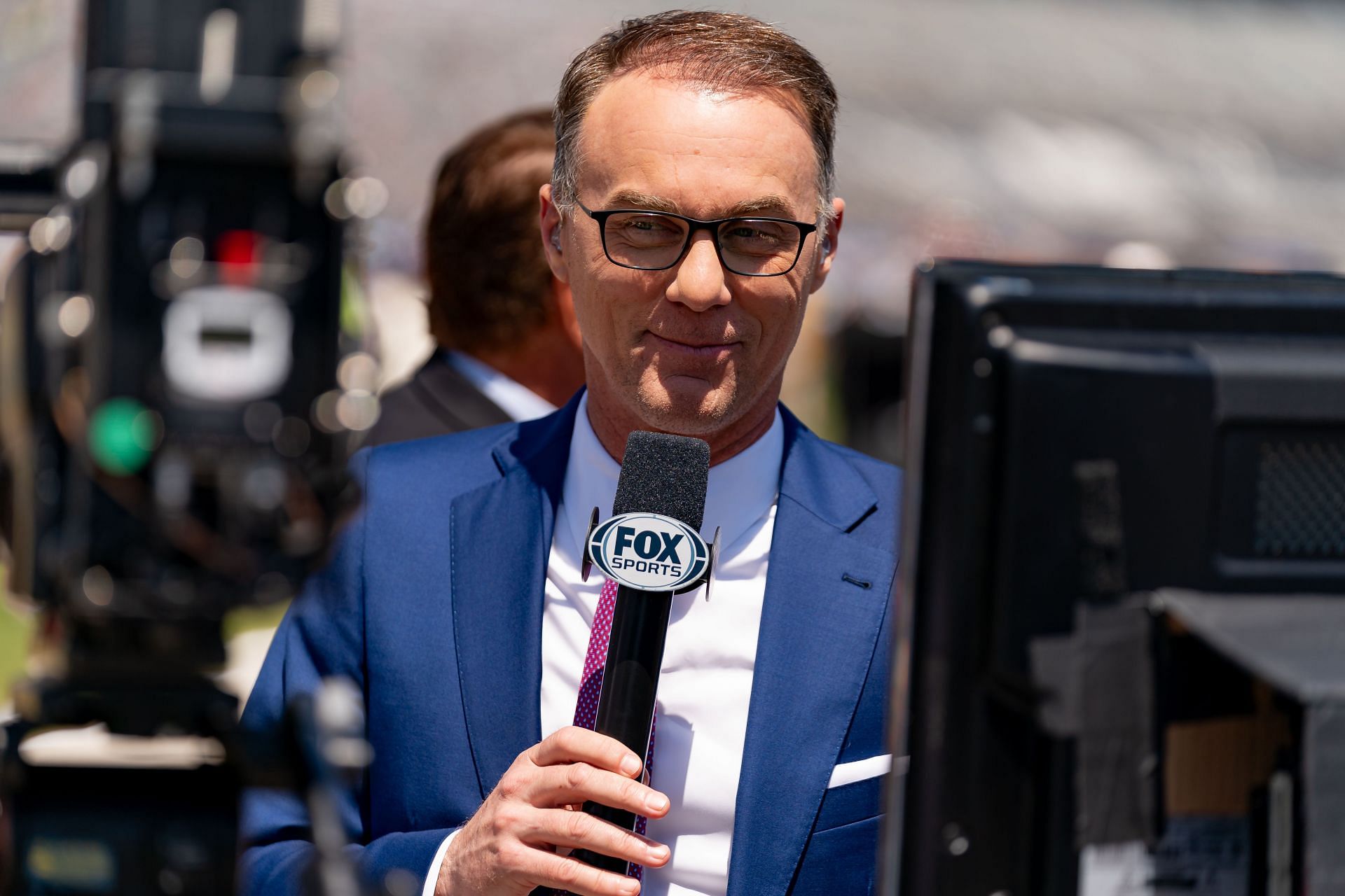 Kevin Harvick before the NASCAR Cup Series Autotrader EchoPark Automotive 400 on April 14, 2024 at Texas Motor Speedway - Source: Getty