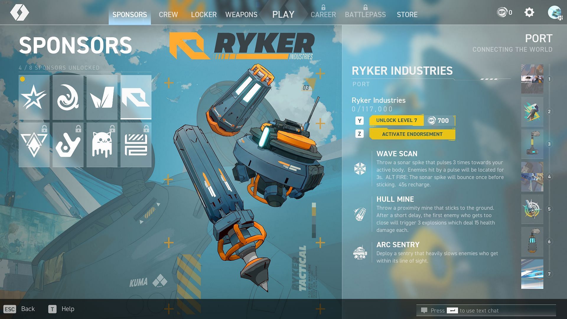 Ryker Industries Sponsor (Image via Mountaintop Studios)