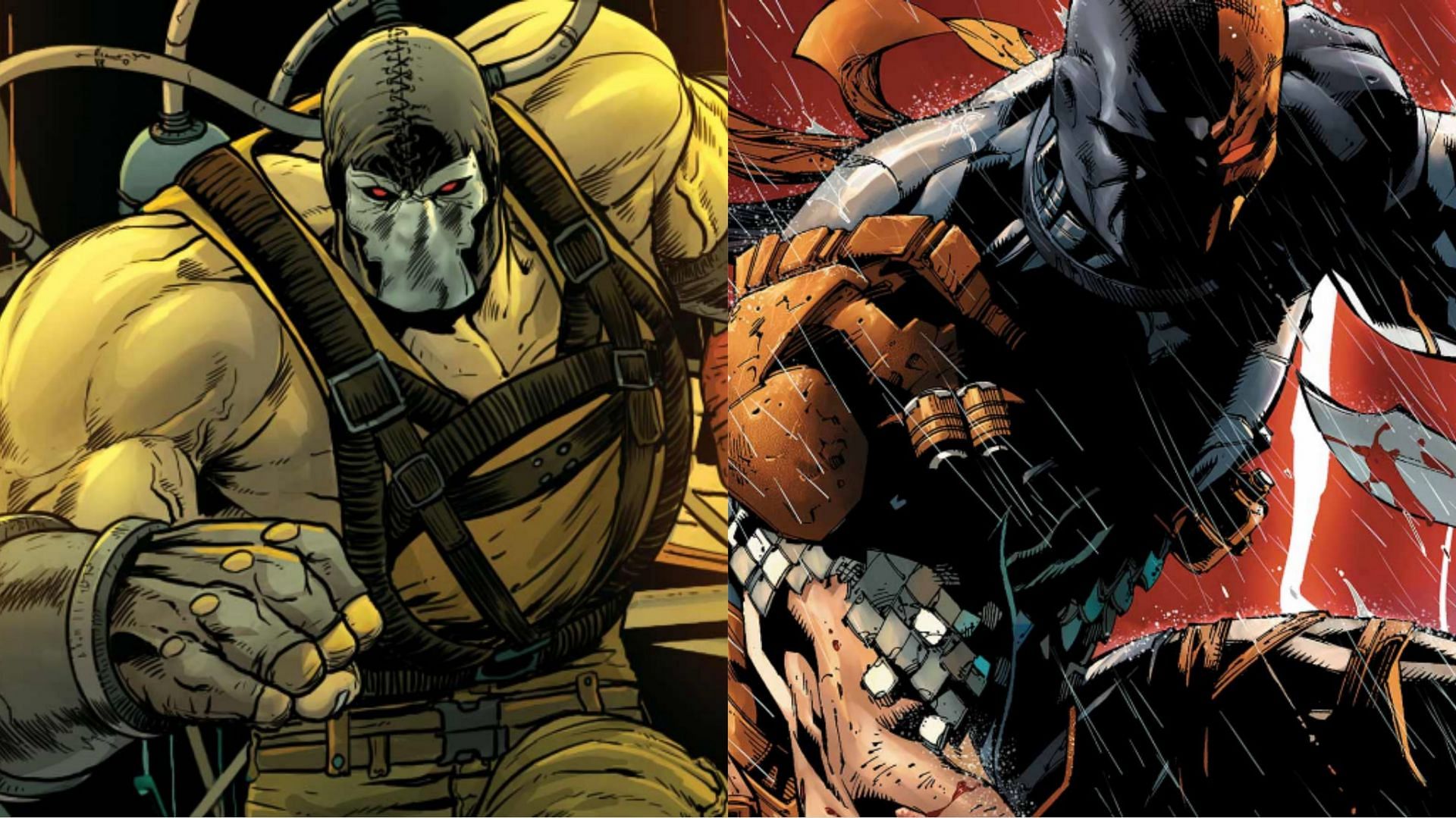 Bane and Deathstroke in the comics (Image via DC Comics)