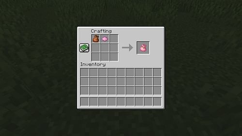 Process of dyeing the bundle in Minecraft (Image via Mojang Studios)