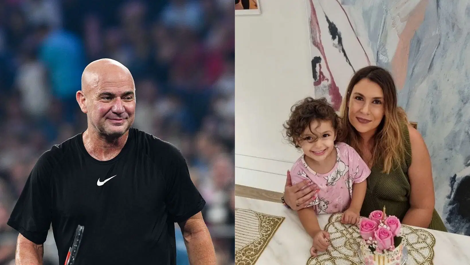 Andre Agassi spent time with Marion Bartoli