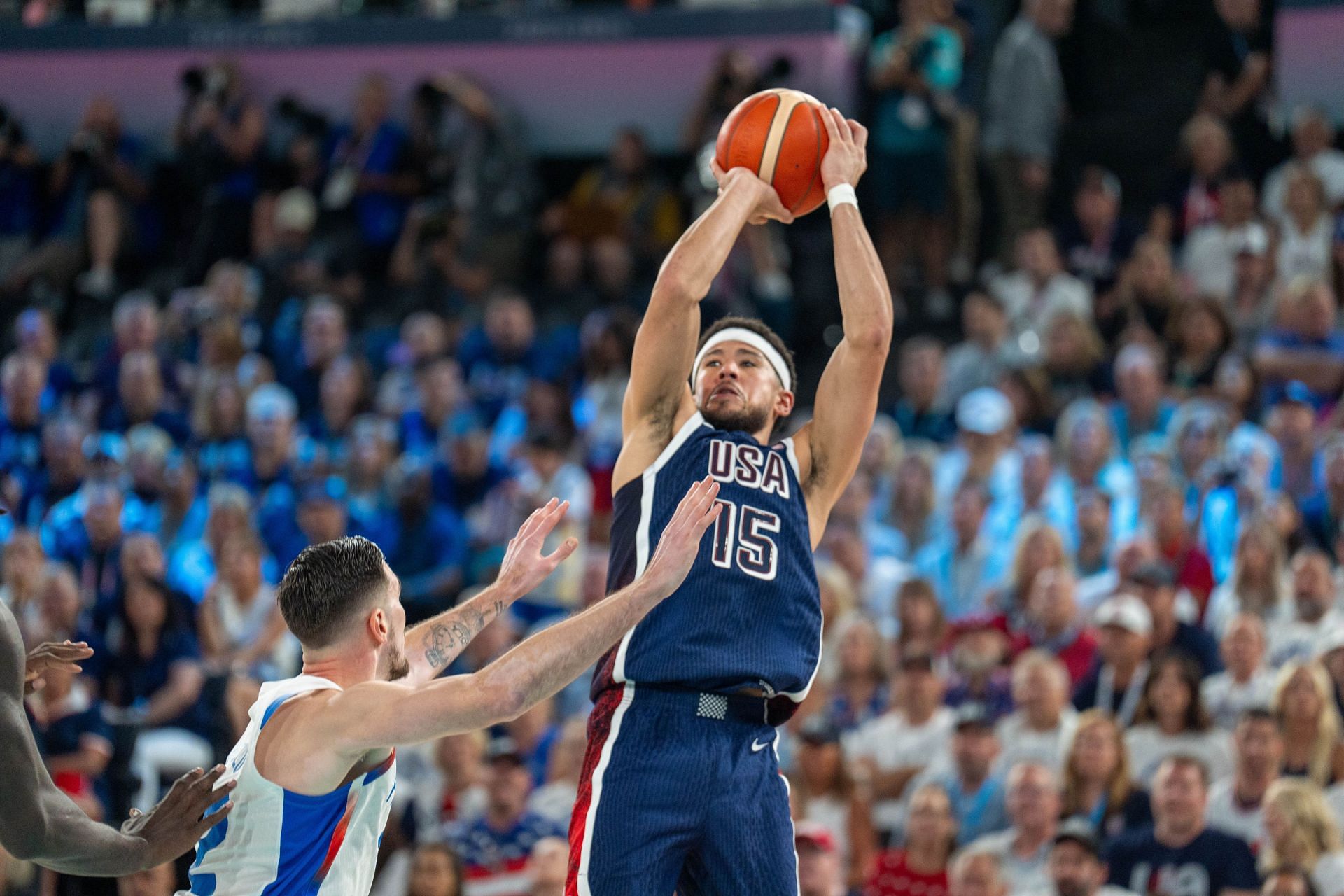 Booker at the 2024 Summer Olympics (Image via Getty)