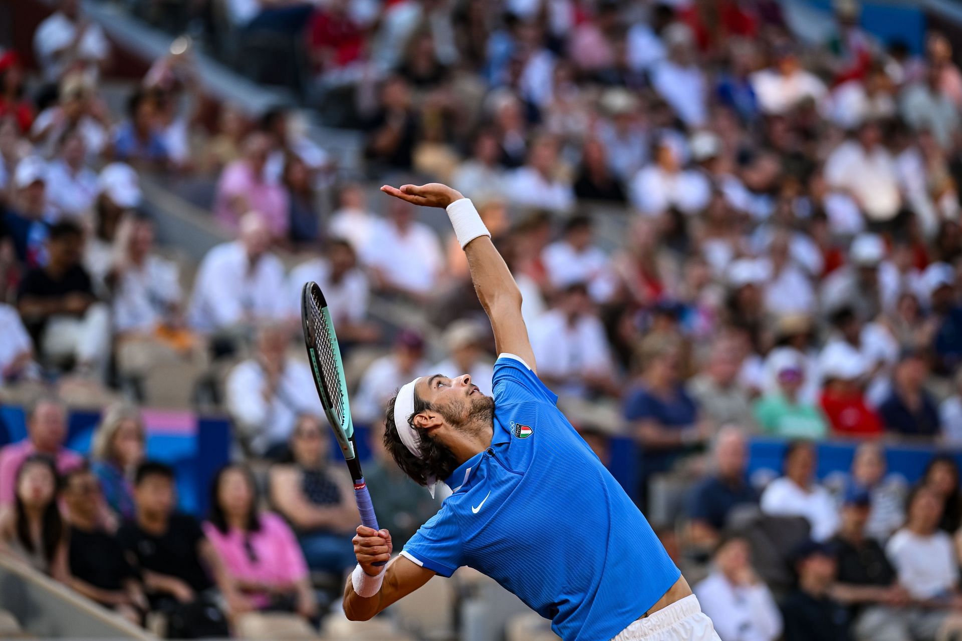 Lorenzo Musetti Serving- Source: Getty