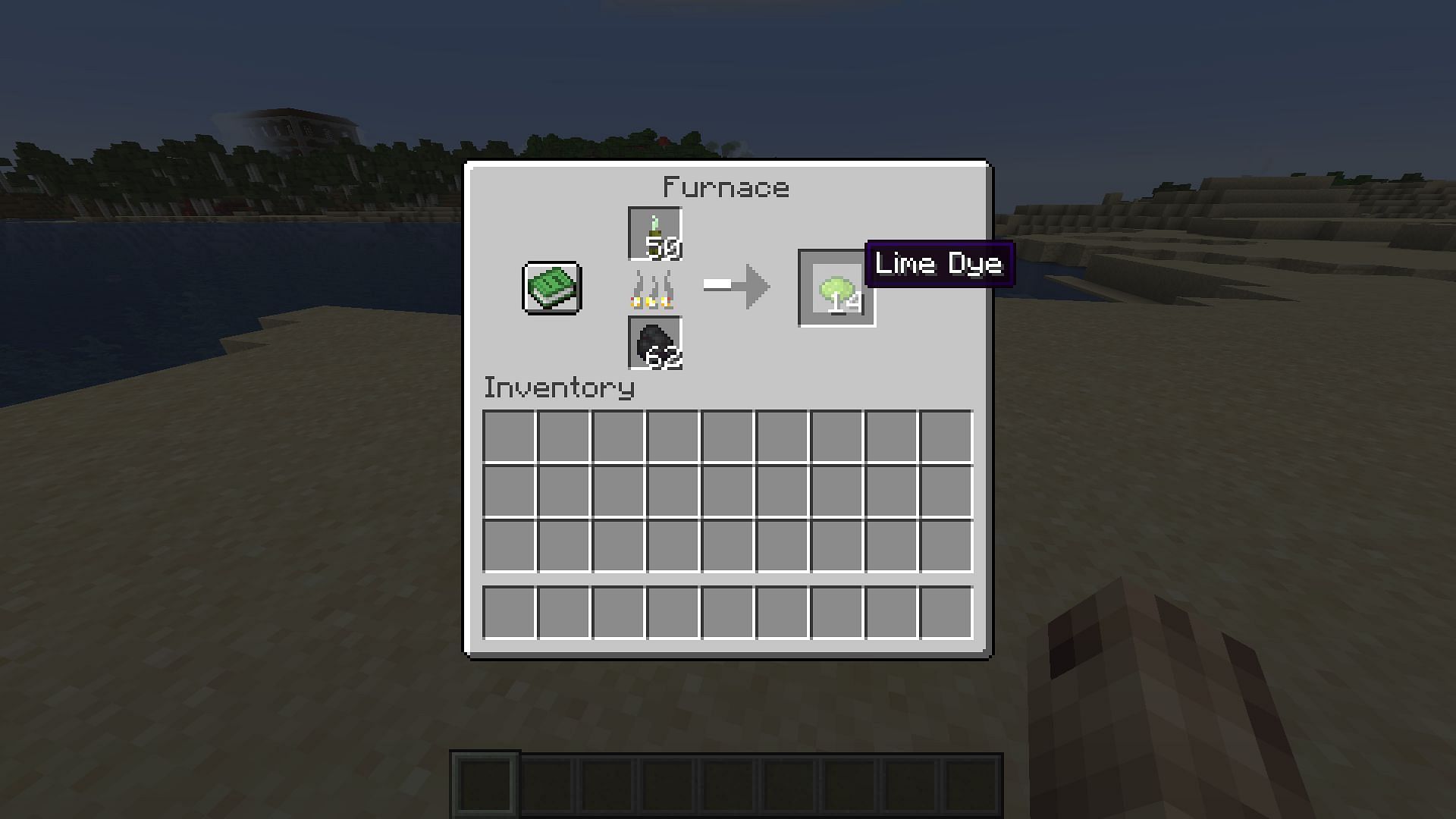 Lime dye is a little trickier to get but is relatively accessible compared to brown dye (Image via Mojang Studios)