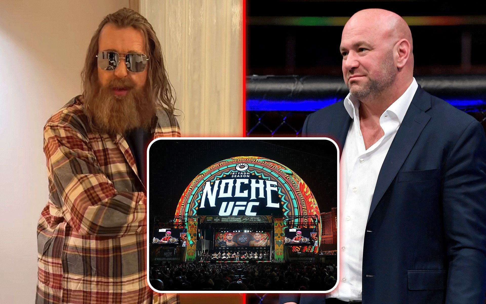 Dana White addresses Jake Paul&rsquo;s sneaky disguised appearance at The Sphere for Noche UFC 306