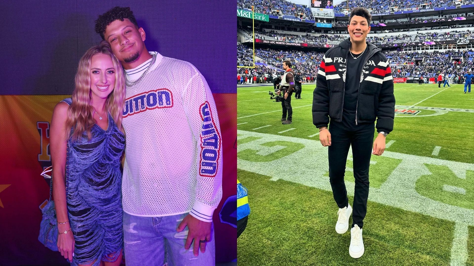 Patrick and Brittany Mahomes get a birthday message from brother (in-law) Jackson