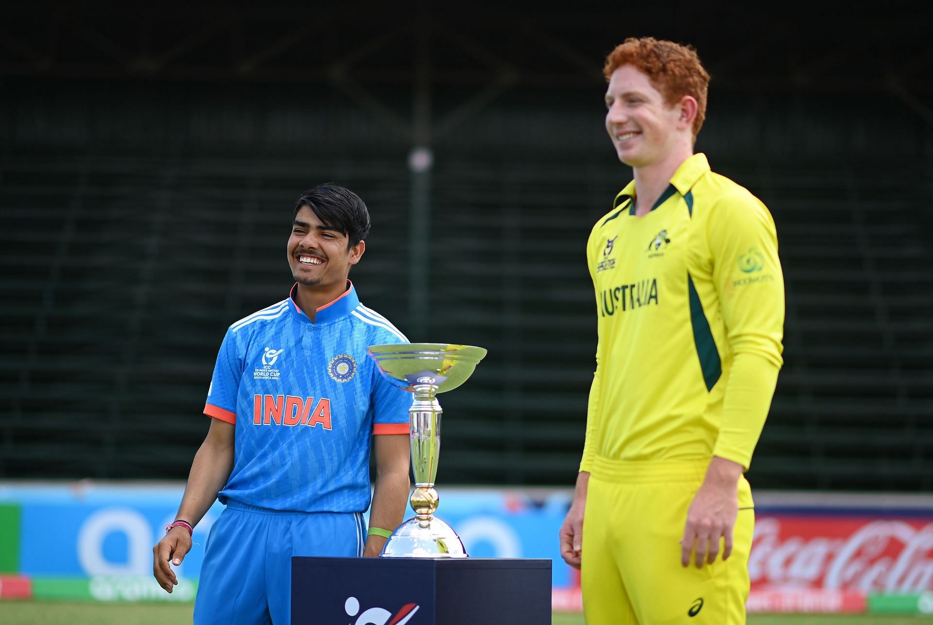 India v Australia: Final Captains Photocall - ICC U19 Men