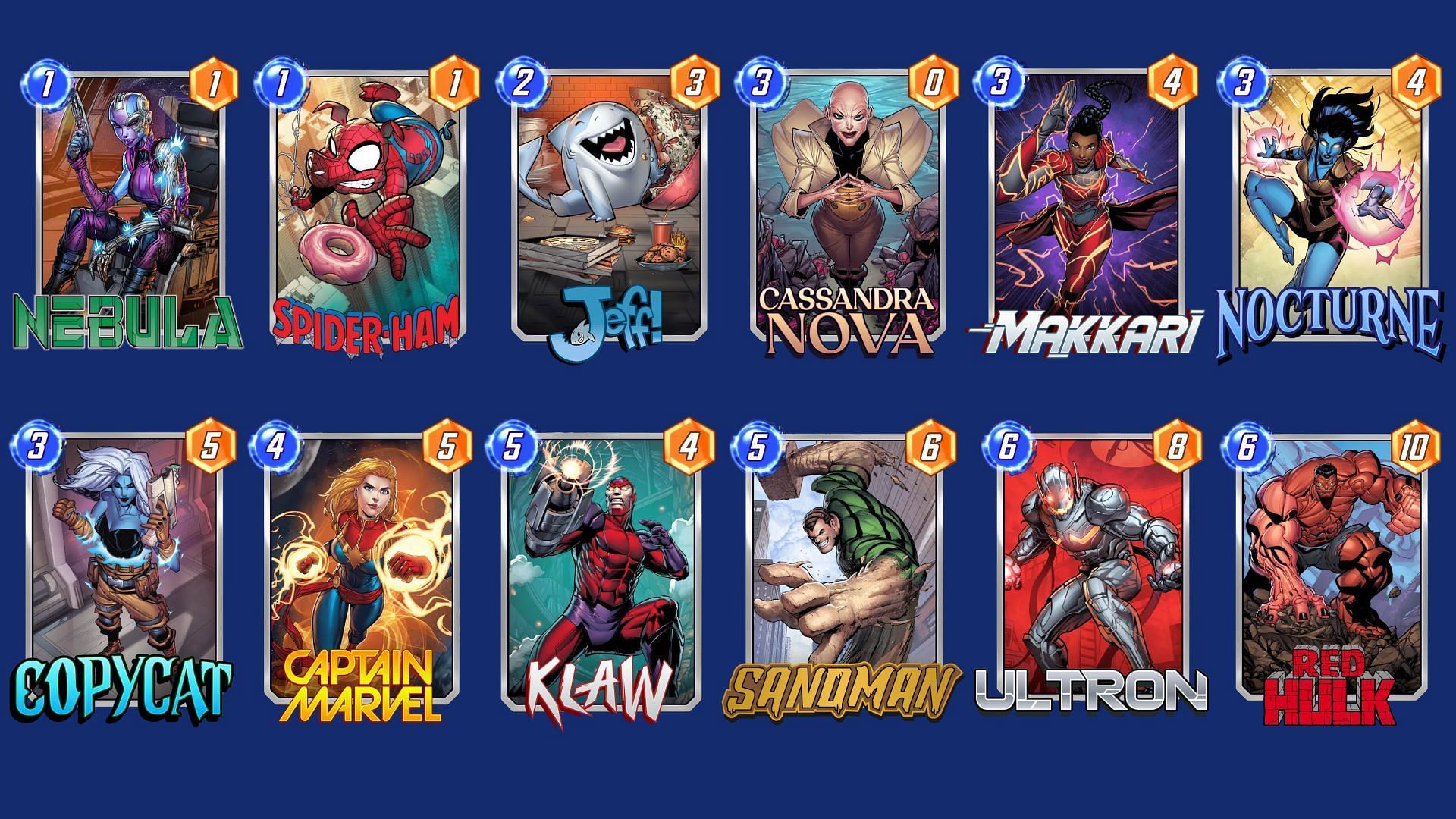 The Sandman Nocturne Deck is one of the Marvel Snap Nocturne best decks overall (Image via Nuverse)