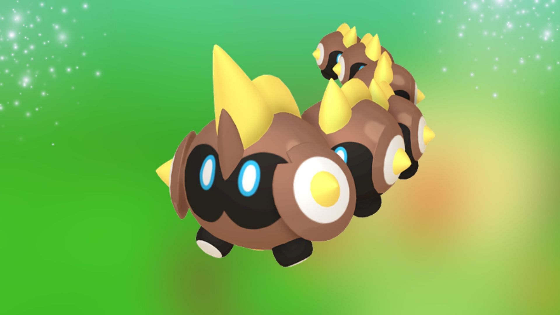 Shiny Falinks, as seen in the games (Image via The Pokemon Company)