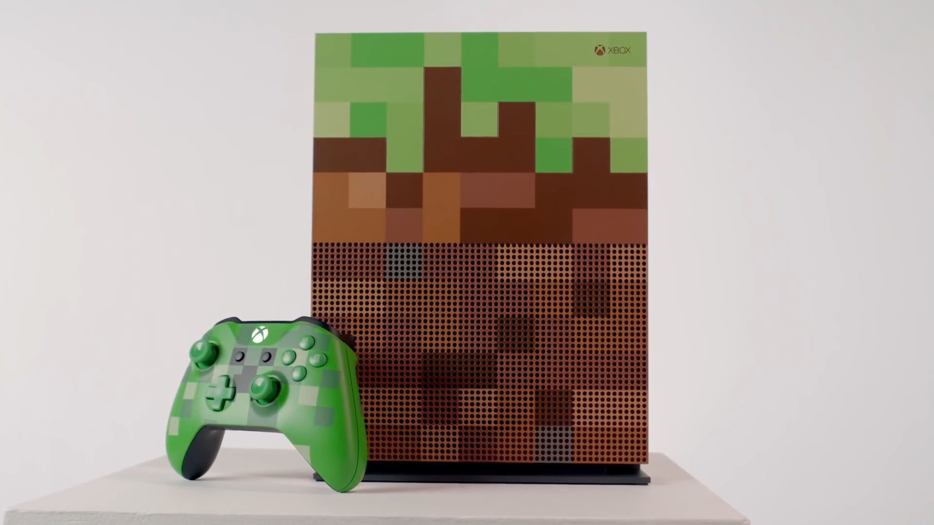 The special edition Minecraft Xbox Series S console (Image via Mojang)