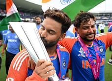 [Watch] Rishabh Pant enjoys funny moment with Kuldeep Yadav in 2024 Duleep Trophy