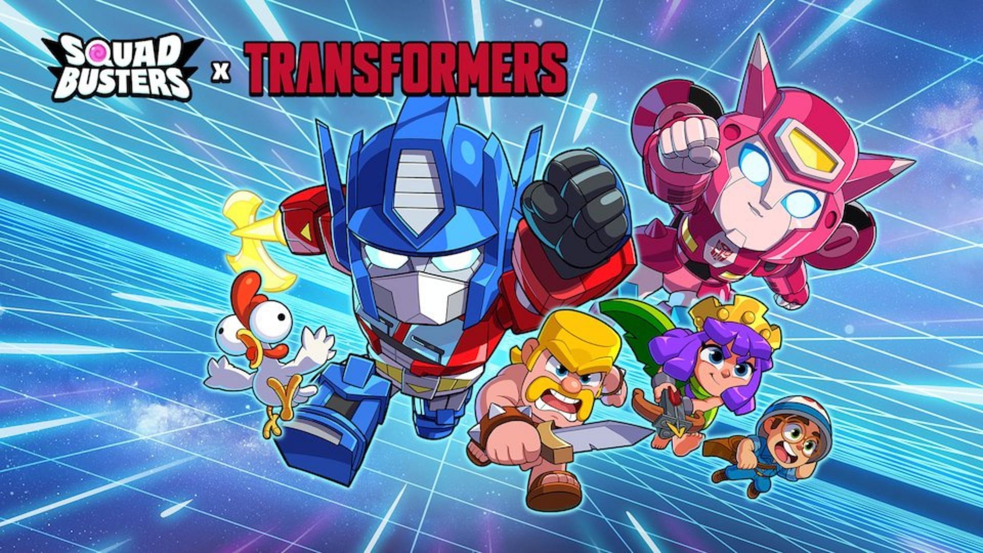 Squad Busters x Transformers update is now live (Image via Supercell)