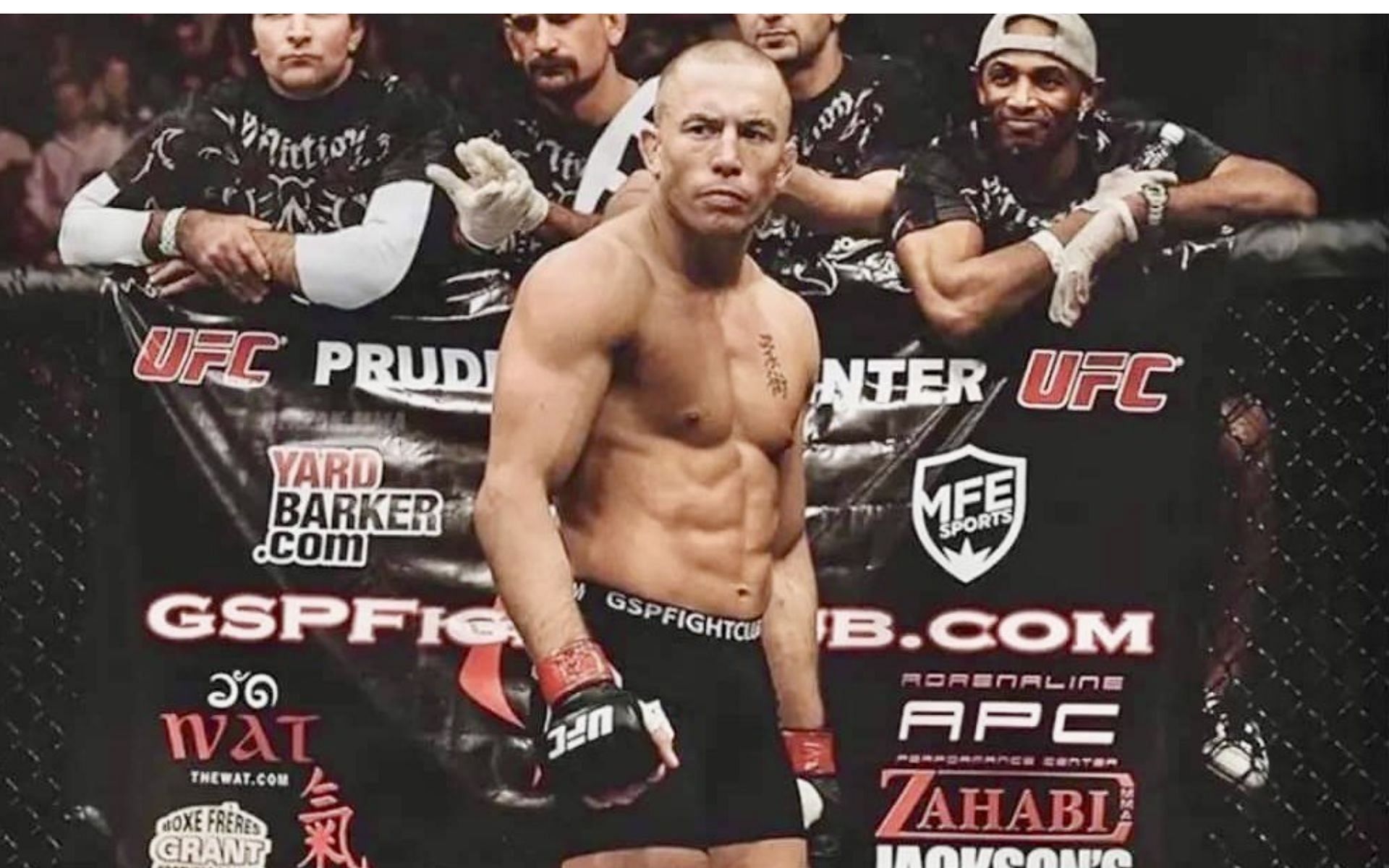 The legendary Georges St-Pierre failed in his first step up to the elite level [Image: @GeorgesStPierre on X]