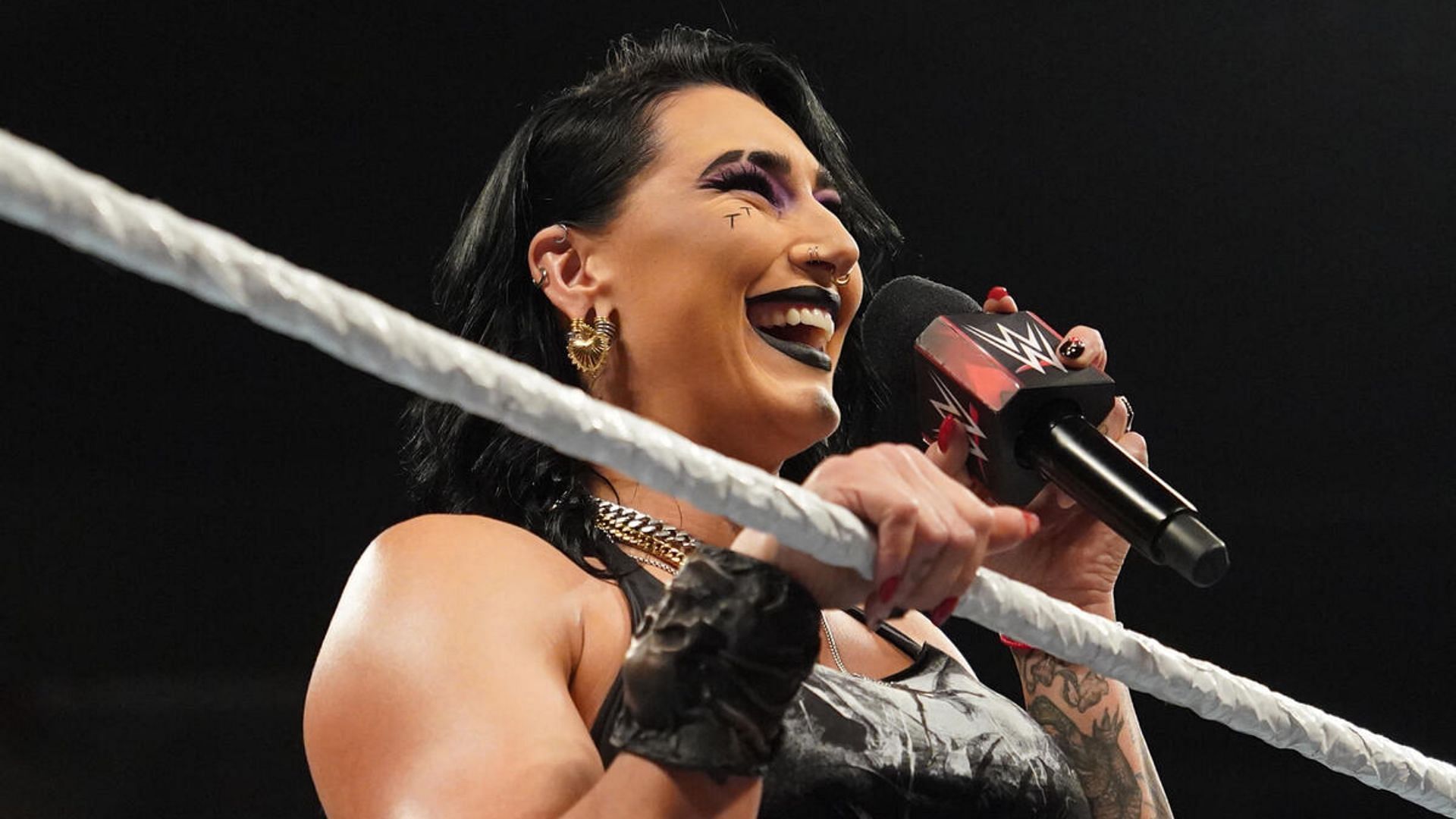 Rhea Ripley performs on RAW [Photo credit: WWE]