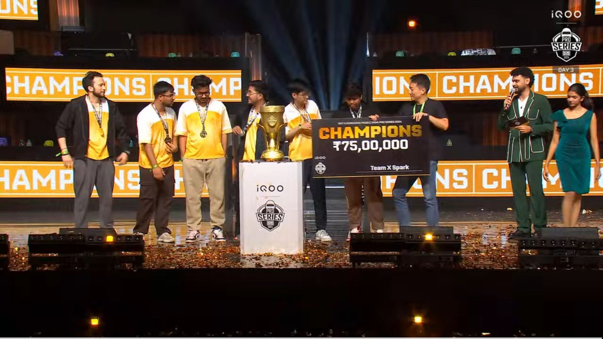 Team XSpark wins BMPS 2024 (Image via YouTube/Krafton India Esports)