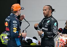 “I think it’s a bit of a joke”- Lewis Hamilton discusses Max Verstappen’s penalty for swearing at the press conference