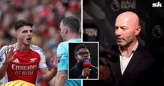 “It doesn’t matter” - Micah Richards disagrees with Alan Shearer over Arsenal midfielder Declan Rice’s red card
