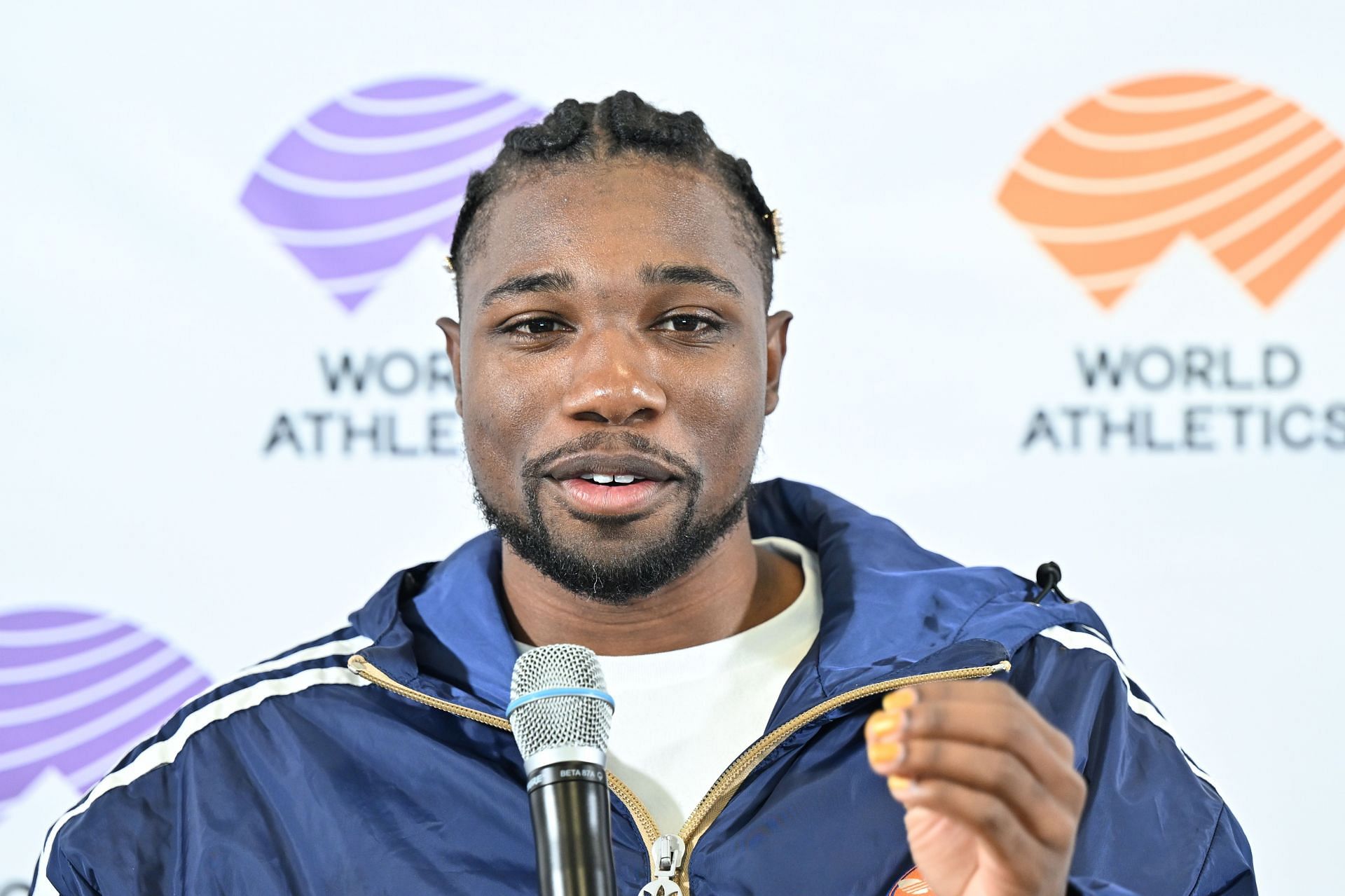 Noah Lyles pictured at the 2023 World Athletics Awards |Image Source: Getty