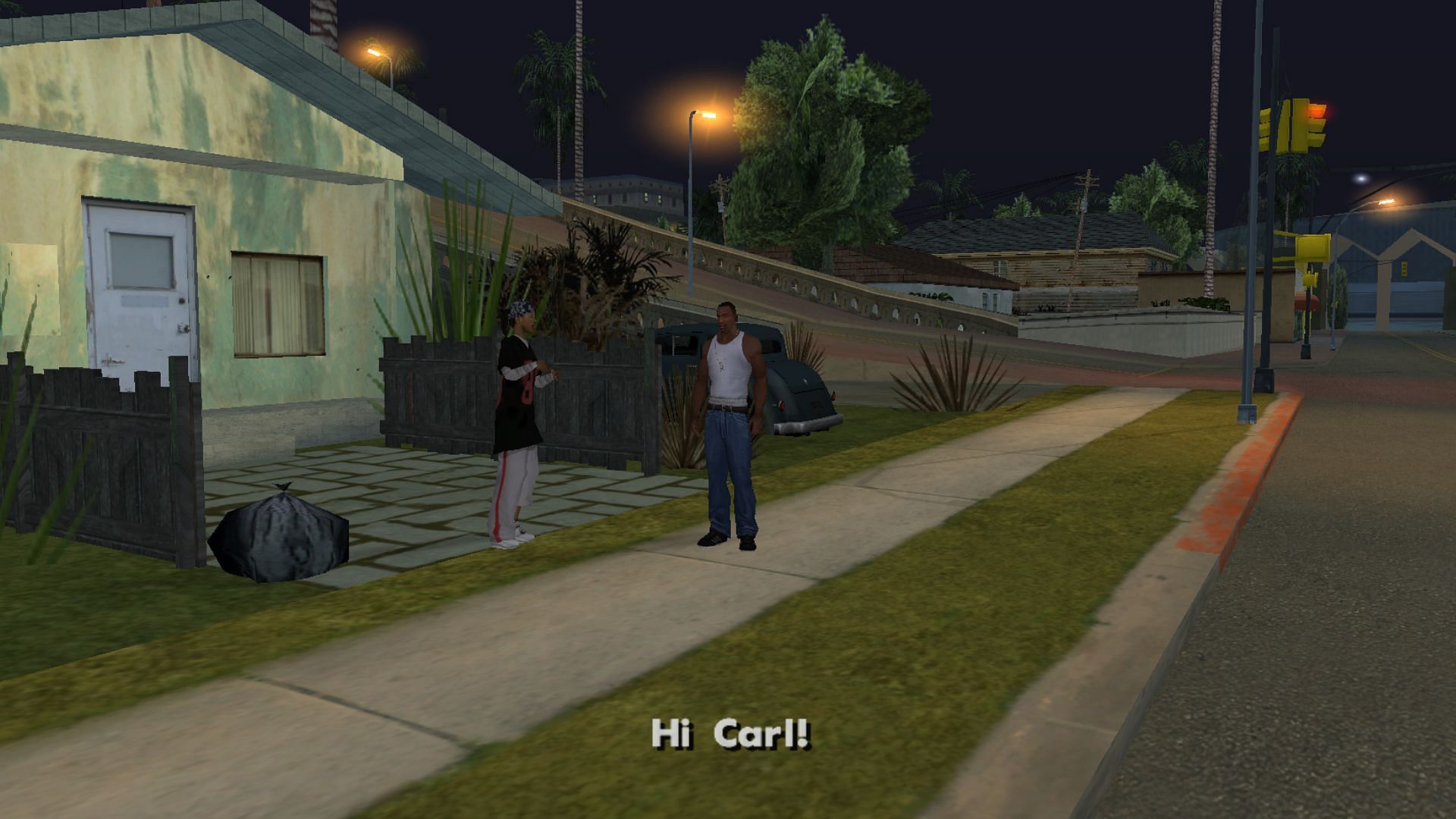 A dating scene with Denise Robinson in Grand Theft Auto San Andreas. (Image via Rockstar Games)