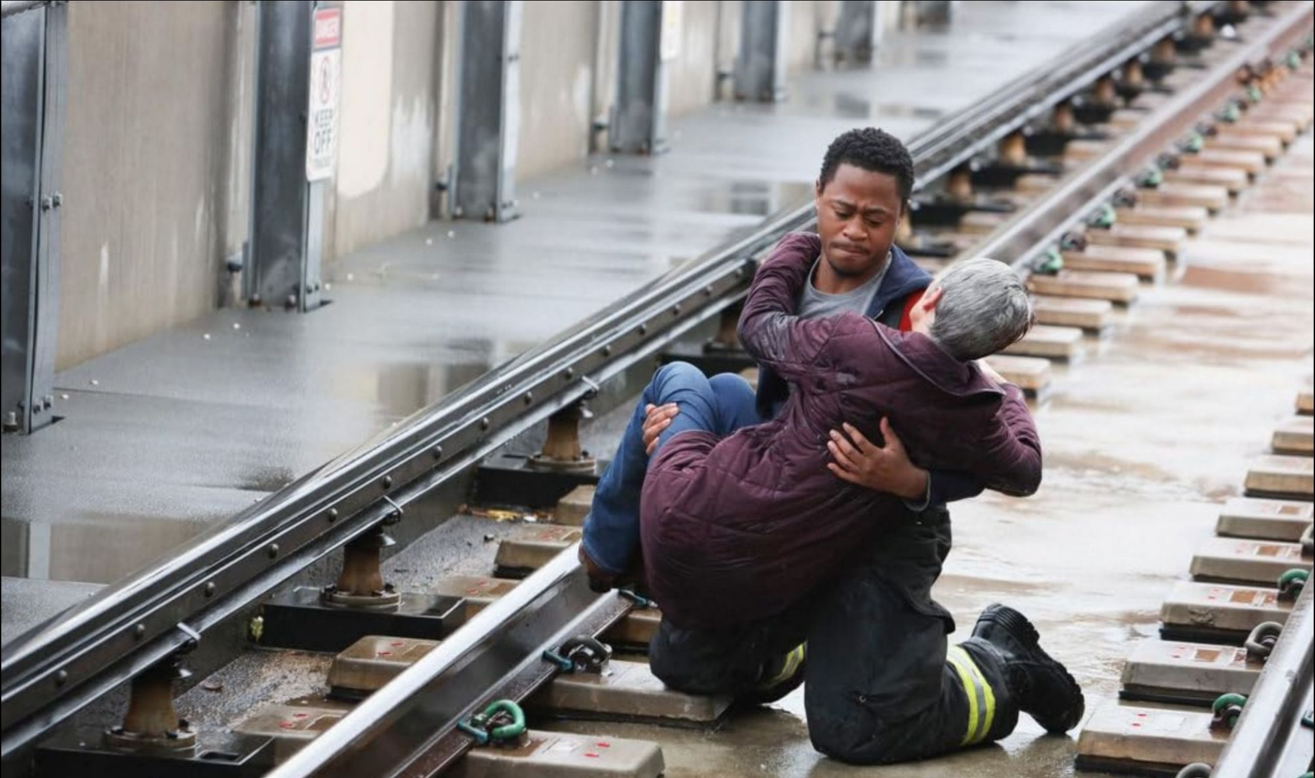 Daniel Kyri as Firefighter Darren Ritter (Image via NBC)