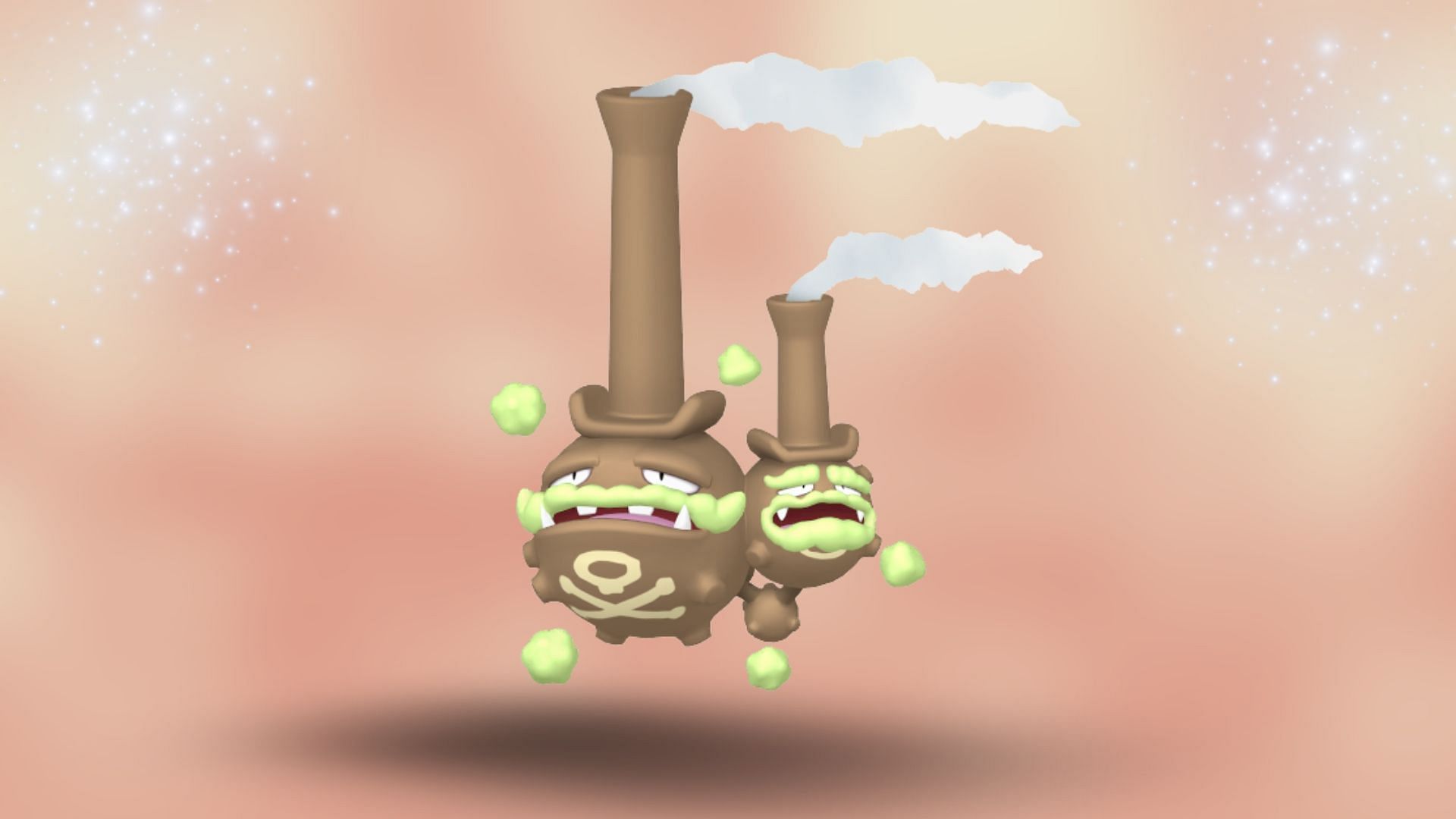 Shiny Galarian Weezing (Image via The Pokemon Company)