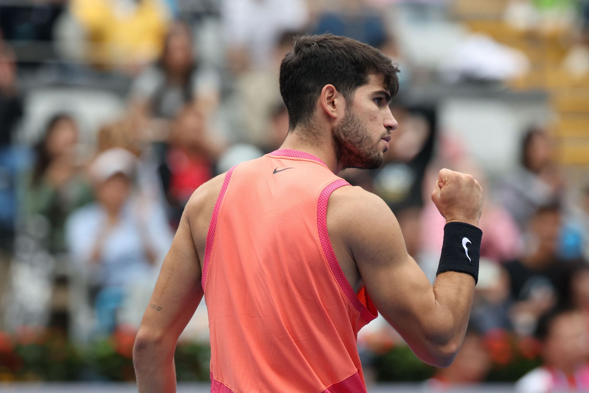 Carlos Alcaraz at the 2024 China Open (Image: Getty)