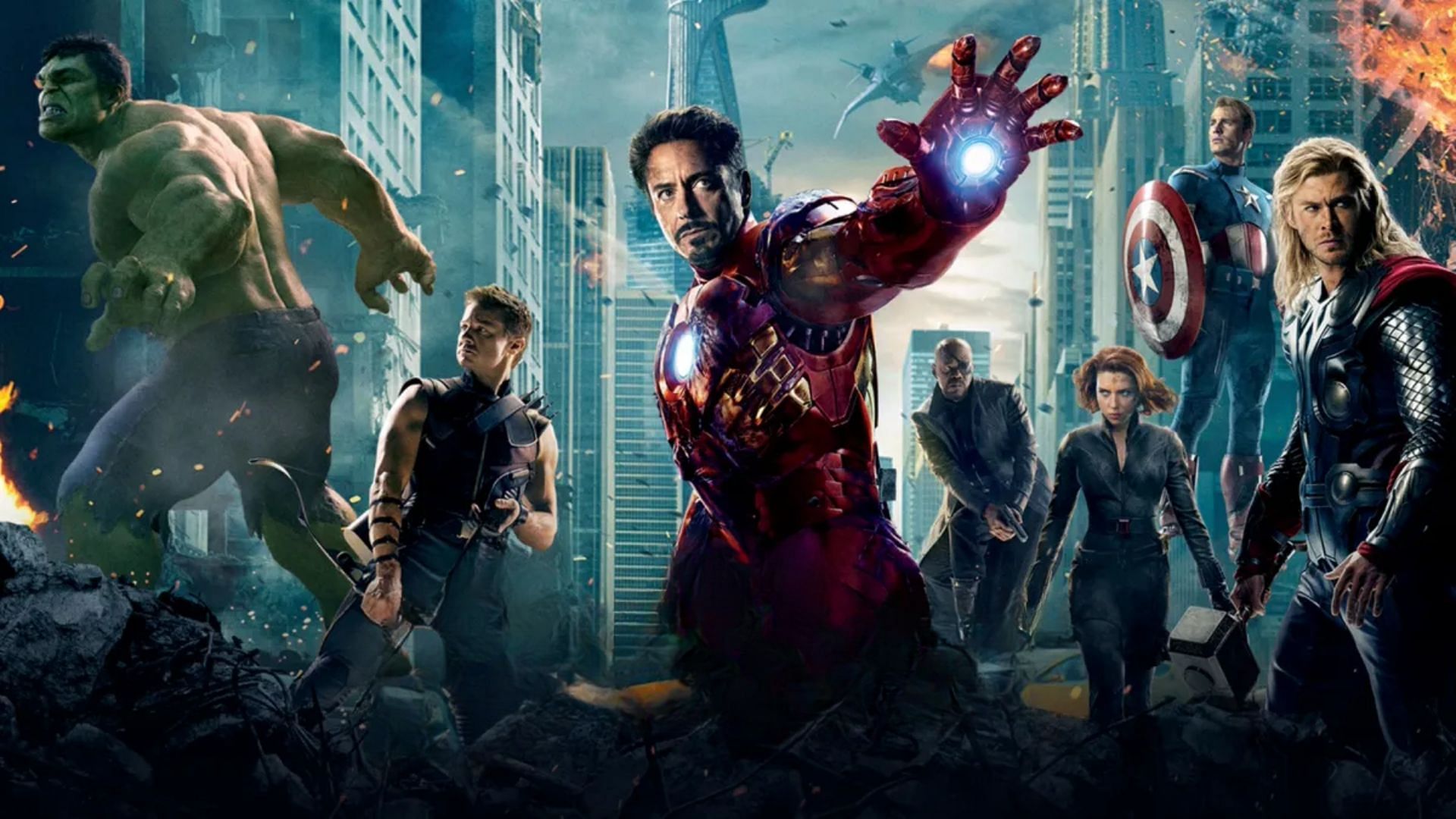 Still from The Avengers (Image via Amazon Prime Video)