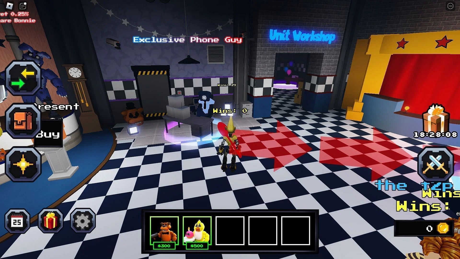 Phone Guy can be seen near the table. (Image via Roblox)