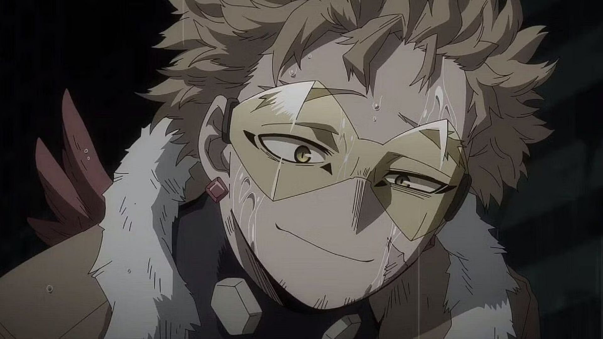 Hawks, as shown in My Hero Academia anime (Image via Bones)