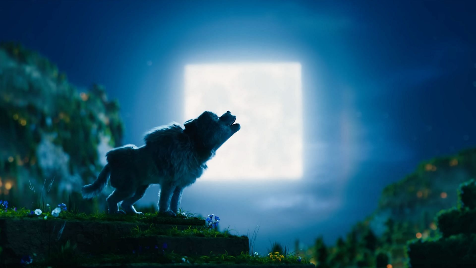 Wolves can howl in the trailer (Image via Warner Bros)