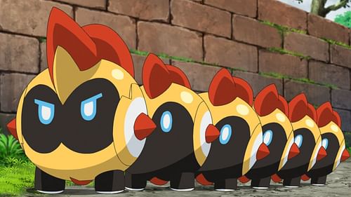 Falinks in the anime (Image via The Pokemon Company)