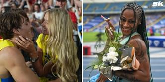 Mondo Duplantis’ girlfriend cheers on pole vaulter & Sha'Carri Richardson as former LSU athletes celebrate their wins at Zurich Diamond League 2024