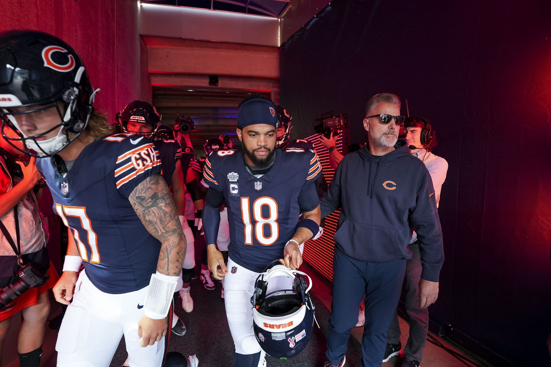 Caleb Williams at Tennessee Titans vs. Chicago Bears&mdash;Source: Getty