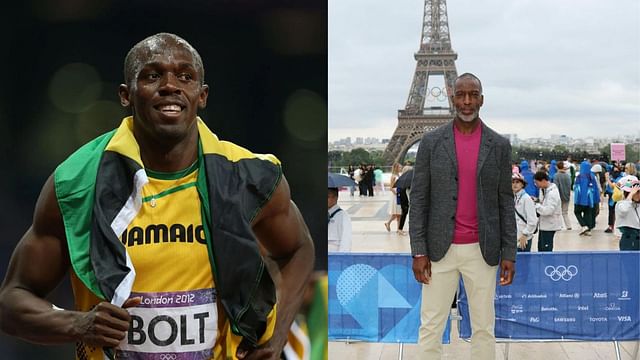 Usain Bolt (Left) (Image via Getty Images) and Michael Johnson (Right) (Image via Instagram/mjgold4)