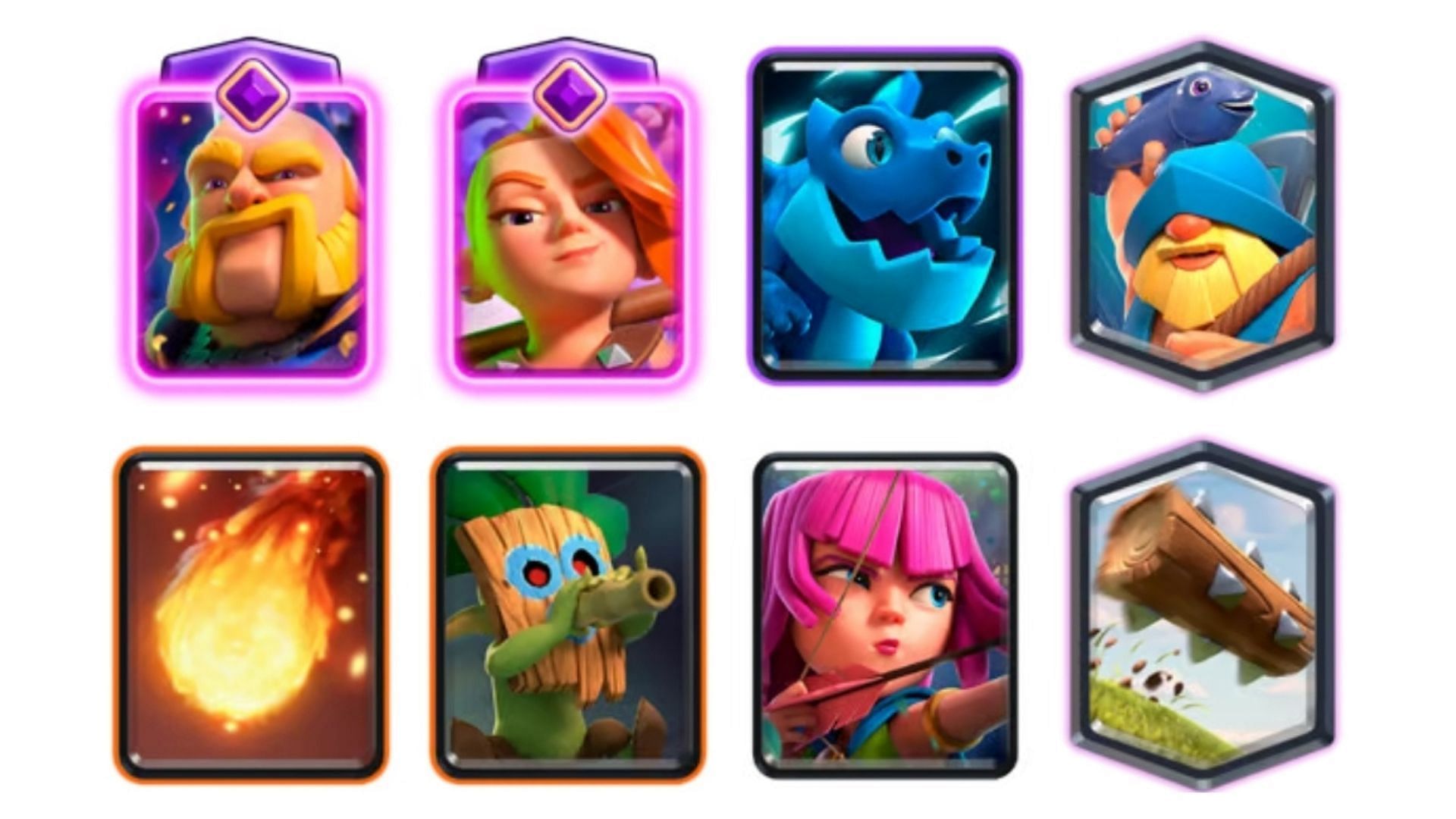 EDrag FishBoy battle deck (Image via Supercell)