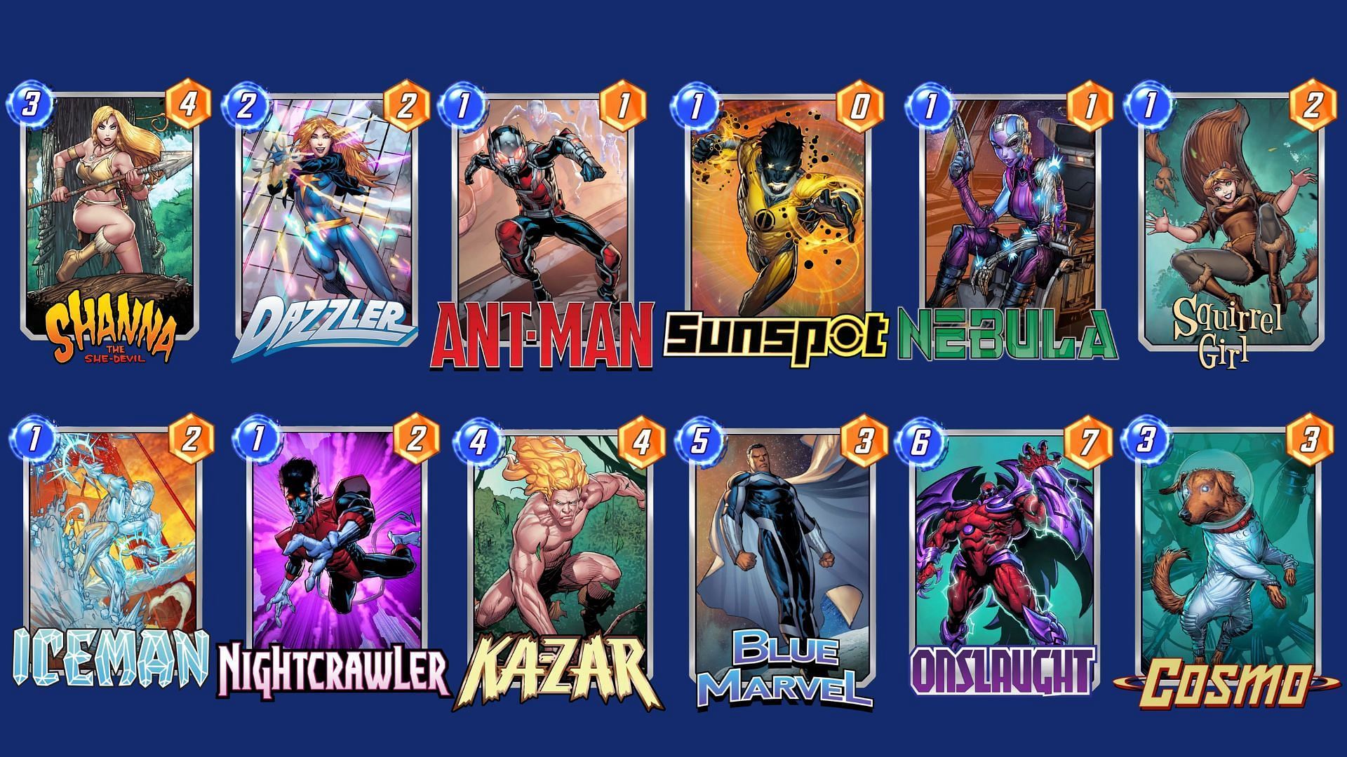 The Dazzler Deck in Marvel Snap (Image via Nuverse)