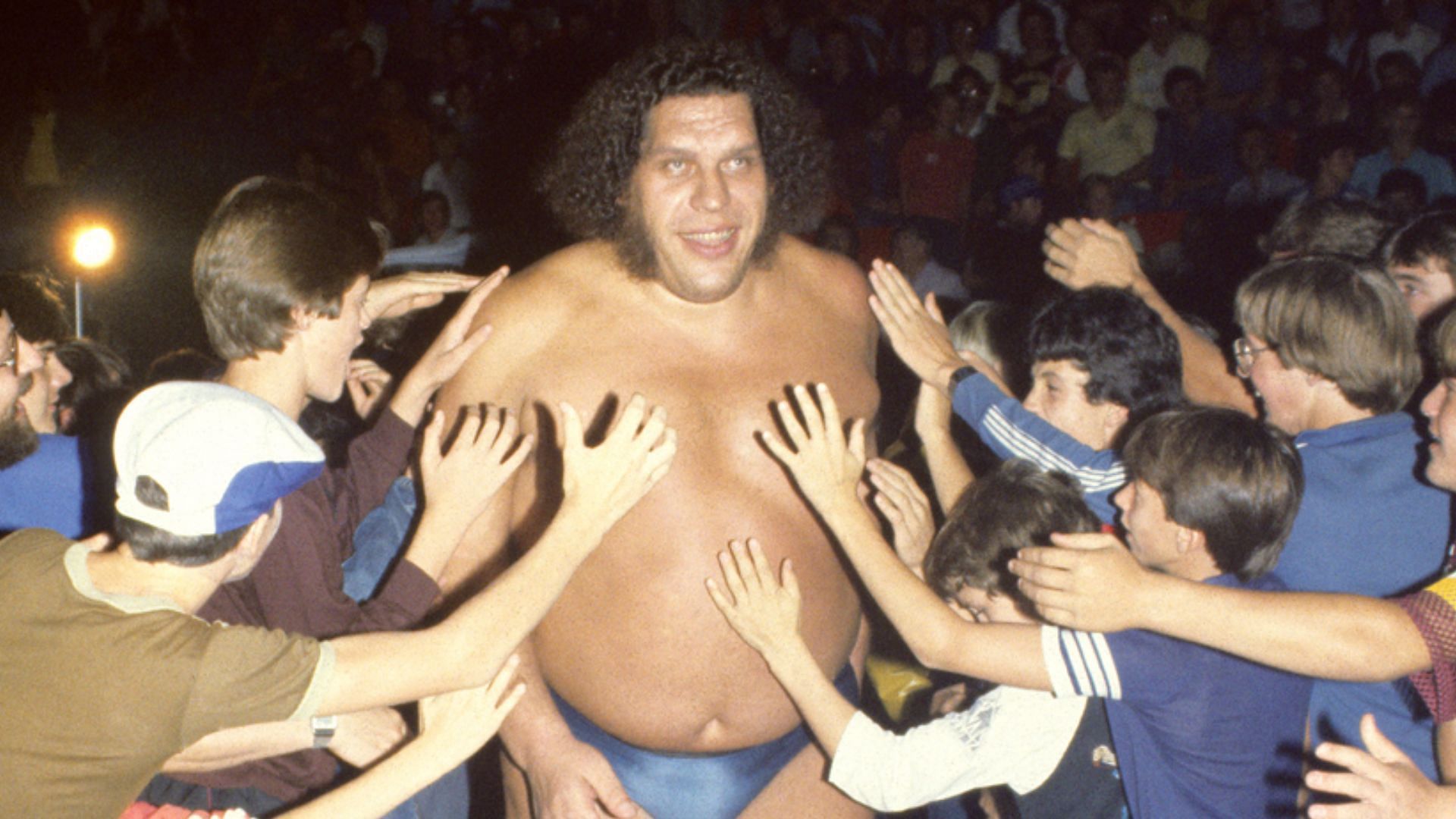 Andre the Giant making his way to the ring. [Photo credit: WWE.com]