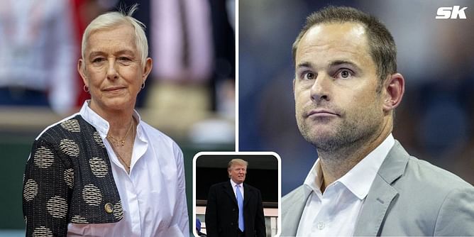 Andy Roddick & Martina Navratilova take digs at Donald Trump as former US President claims 'smart immigrants' are entering America through 'phone app'