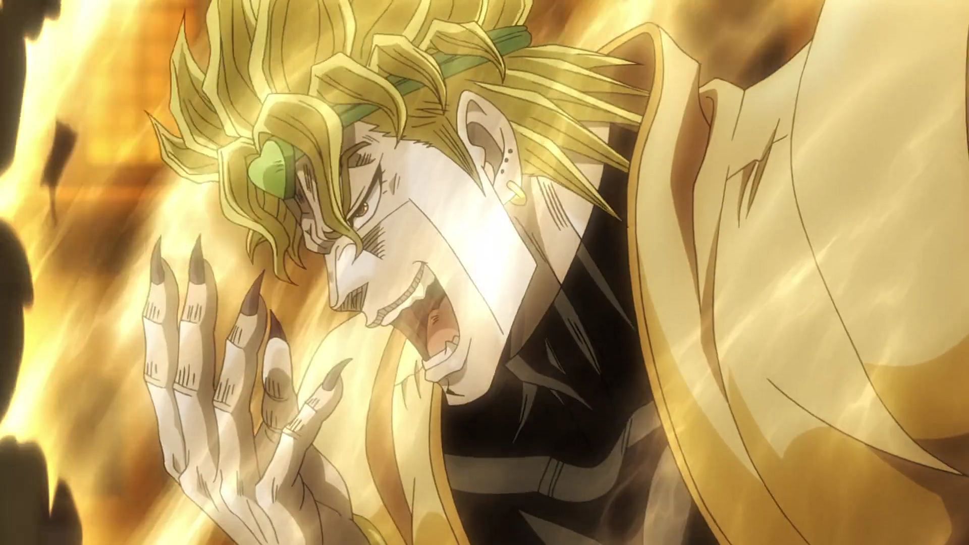 Dio as seen in the anime (Image via David Production)