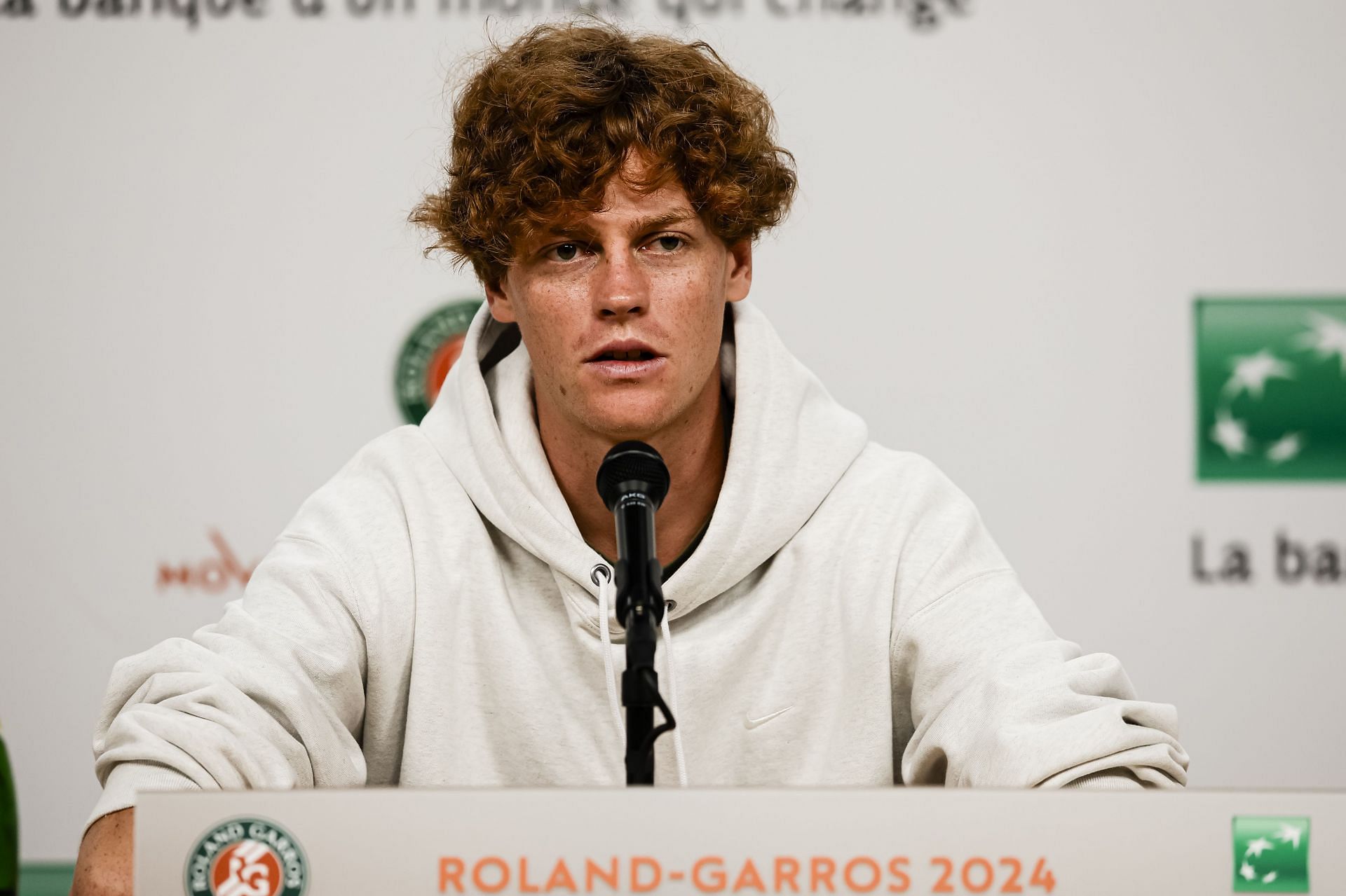 Jannik Sinner at the 2024 French Open (Source: Getty)