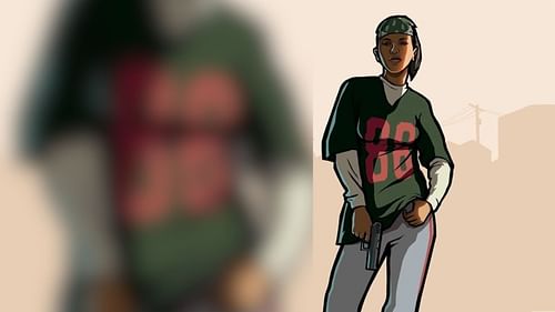 An official artwork of Denise Robinson, one of the girlfriends in Grand Theft Auto San Andreas. (Image via Rockstar Games)