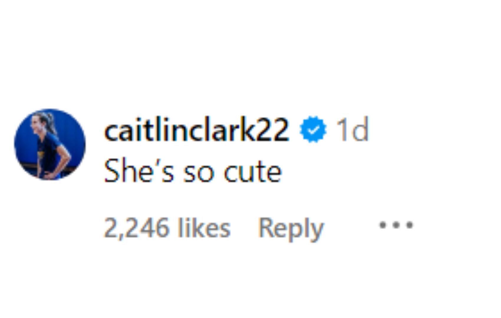 Caitlin Clark&#039;s comment on Iowa&#039;s post about Lisa Bluder