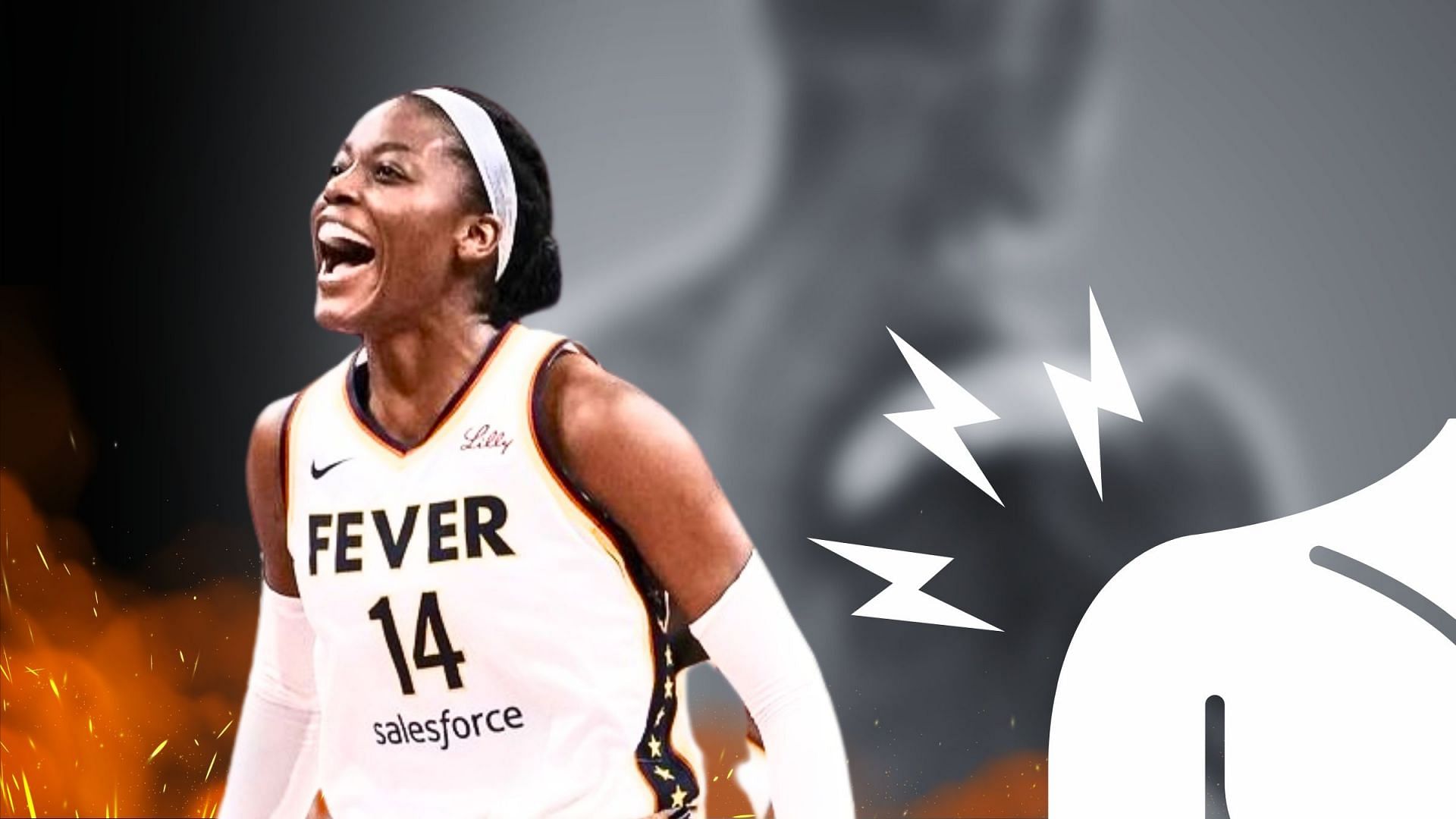 Indiana Fever face major setback ahead of playoffs as Temi Fagbenle suffers another injury. (Photo from Temi Fagbenle IG)