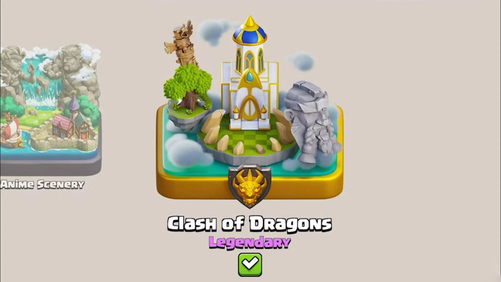 Scenery selection (Image via Supercell)