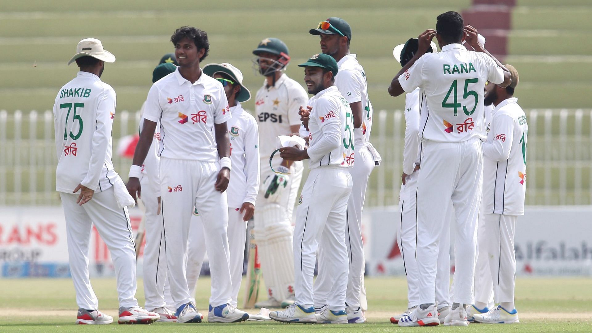 Pakistan vs Bangladesh 1st Test 2024 Day 5 (Image Credits: Bangladesh Cricket/X)